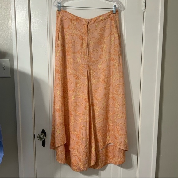 Amur linen wide leg high low pants size 10 - Picture 4 of 7
